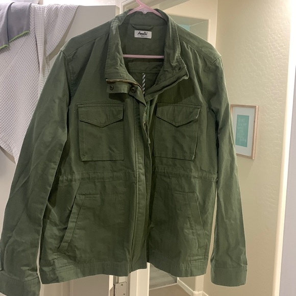 amalli talli Jackets & Blazers - Amalli Talli olive green utility jacket xxl